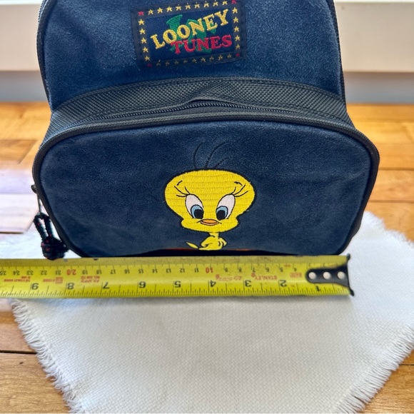 Vintage 1997 Tweety Bird Mini Backpack KeepSack Karacter Bags Looney Tunes - Picture 10 of 11